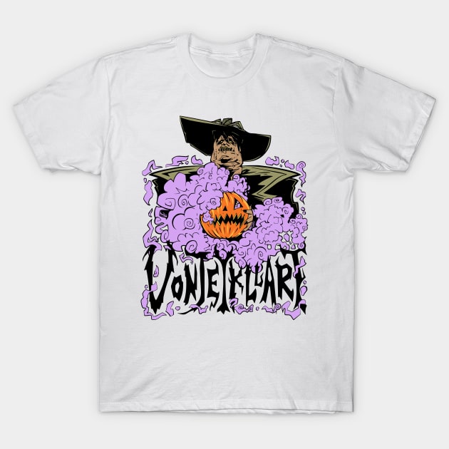 Vonjekyllart Logo Purple Smoke T-Shirt by VonJekyllArt